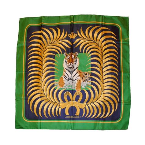 hermes tiger silk scarf|hermes silk scarf for sale.